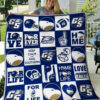 georgia southern eagles 1 quilt blanket for fans home decor gift