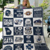 georgia southern eagles 2 quilt blanket for fans home decor gift