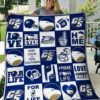 georgia southern eagles quilt blanket for fans home decor gift 1