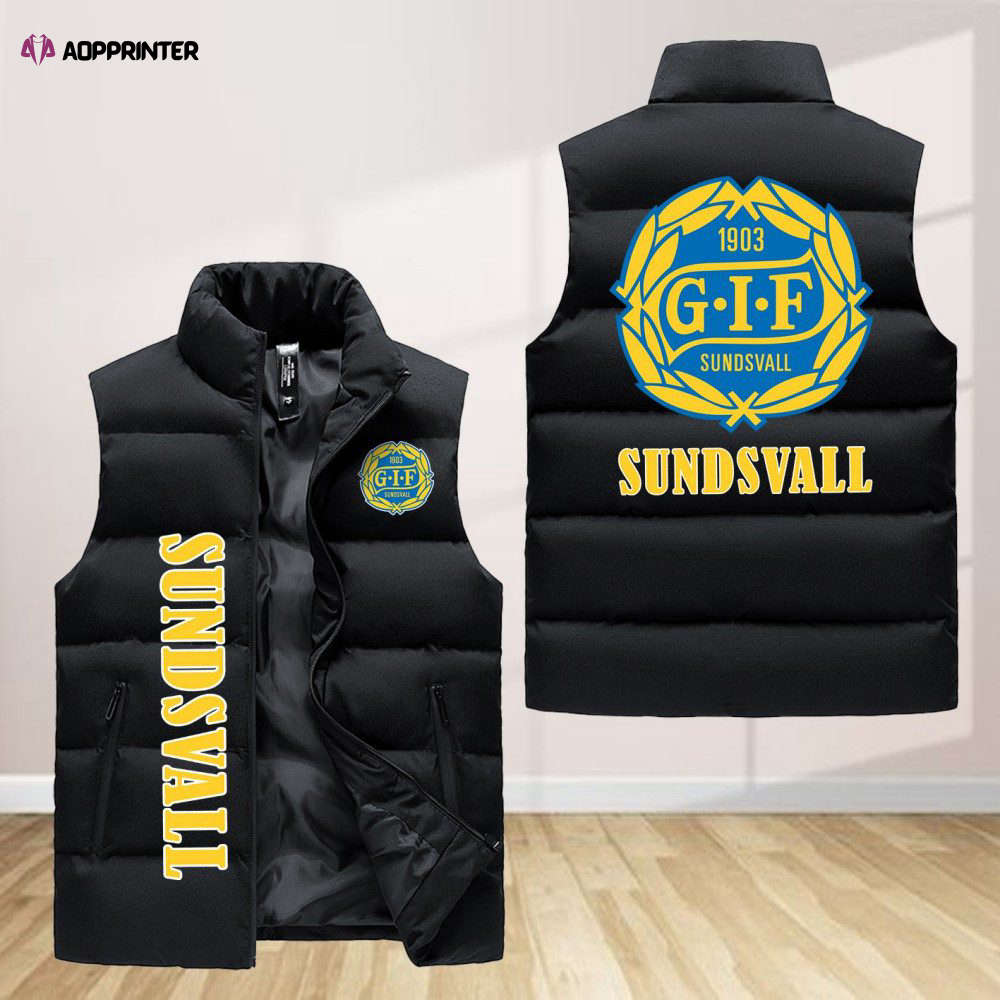 gif sundsvall sleeveless puffer jacket custom for fans gifts