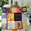 gilmore girls quilt blanket for fans home decor gift 2b