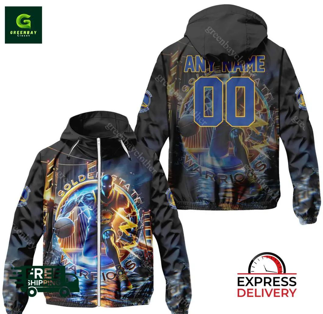 golden state warriors nba personalized windbreaker jacket 1 dFNNT