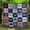 gonzaga bulldogs 1 quilt blanket 1