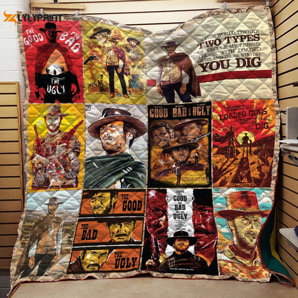 good bad ugly tribute 3d customized quilt