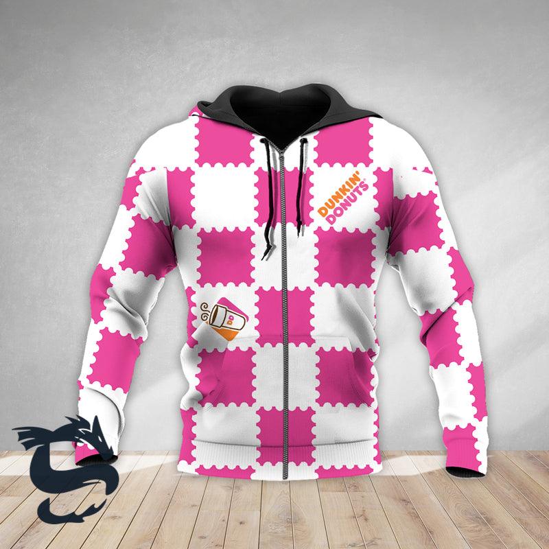 gorgeous gingham dunkin donuts hoodie and zip hoodie santa joker 2 1600x