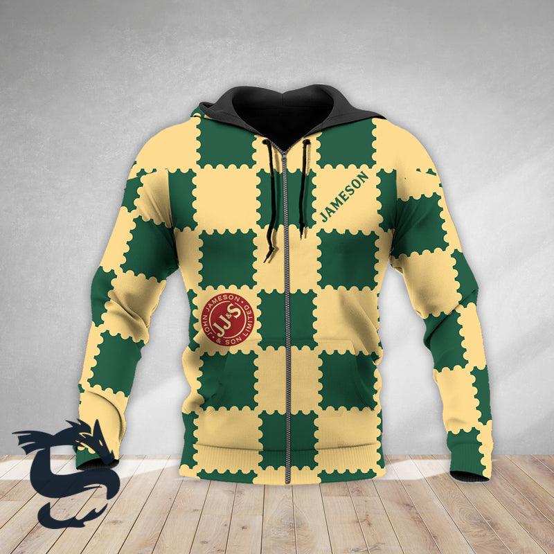 gorgeous gingham jameson whiskey hoodie and zip hoodie santa joker 2 1600x