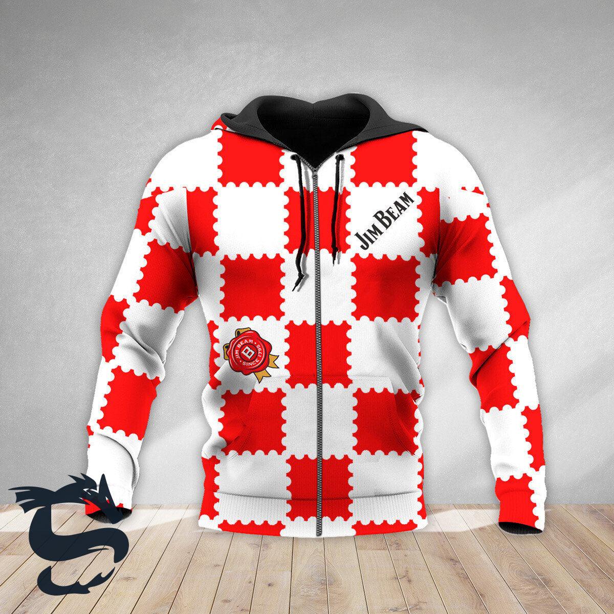 gorgeous gingham jim beam hoodie and zip hoodie santa joker 2 1600x