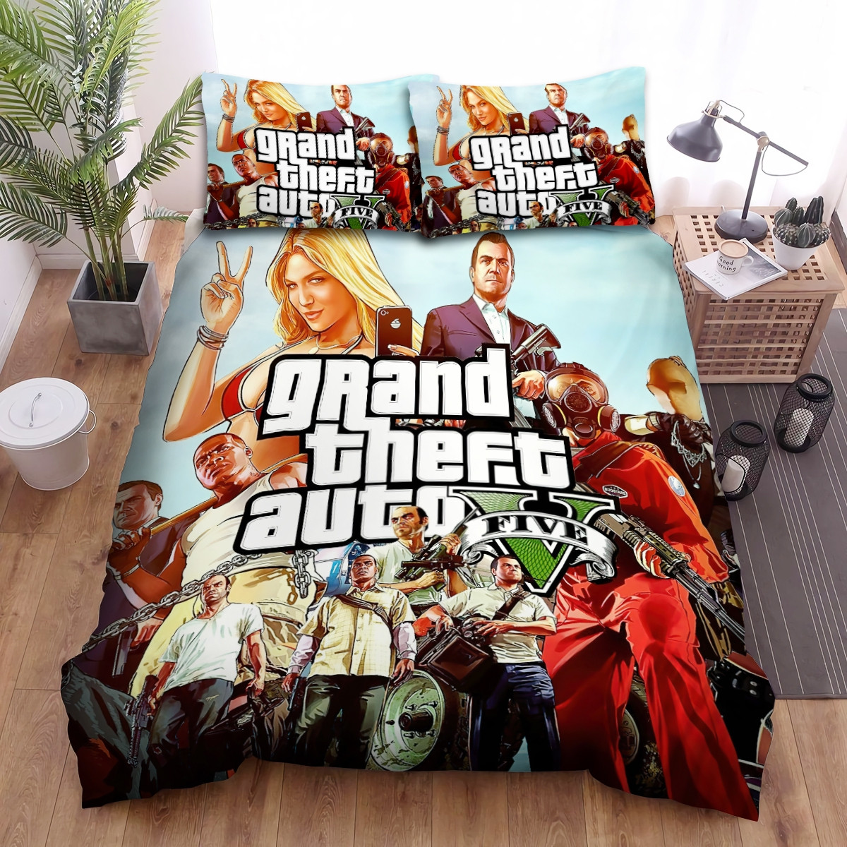 grand theft auto v bedding sets comforter duvet cover bed sheets 6j7et