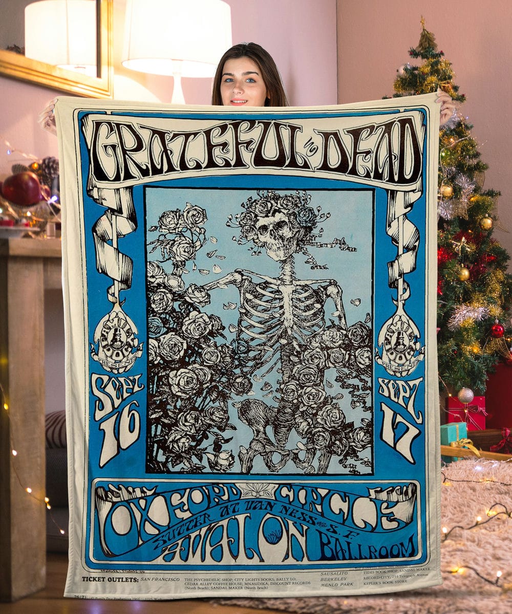 grateful dead 1966 san francisco grateful dead blanket wbv2b