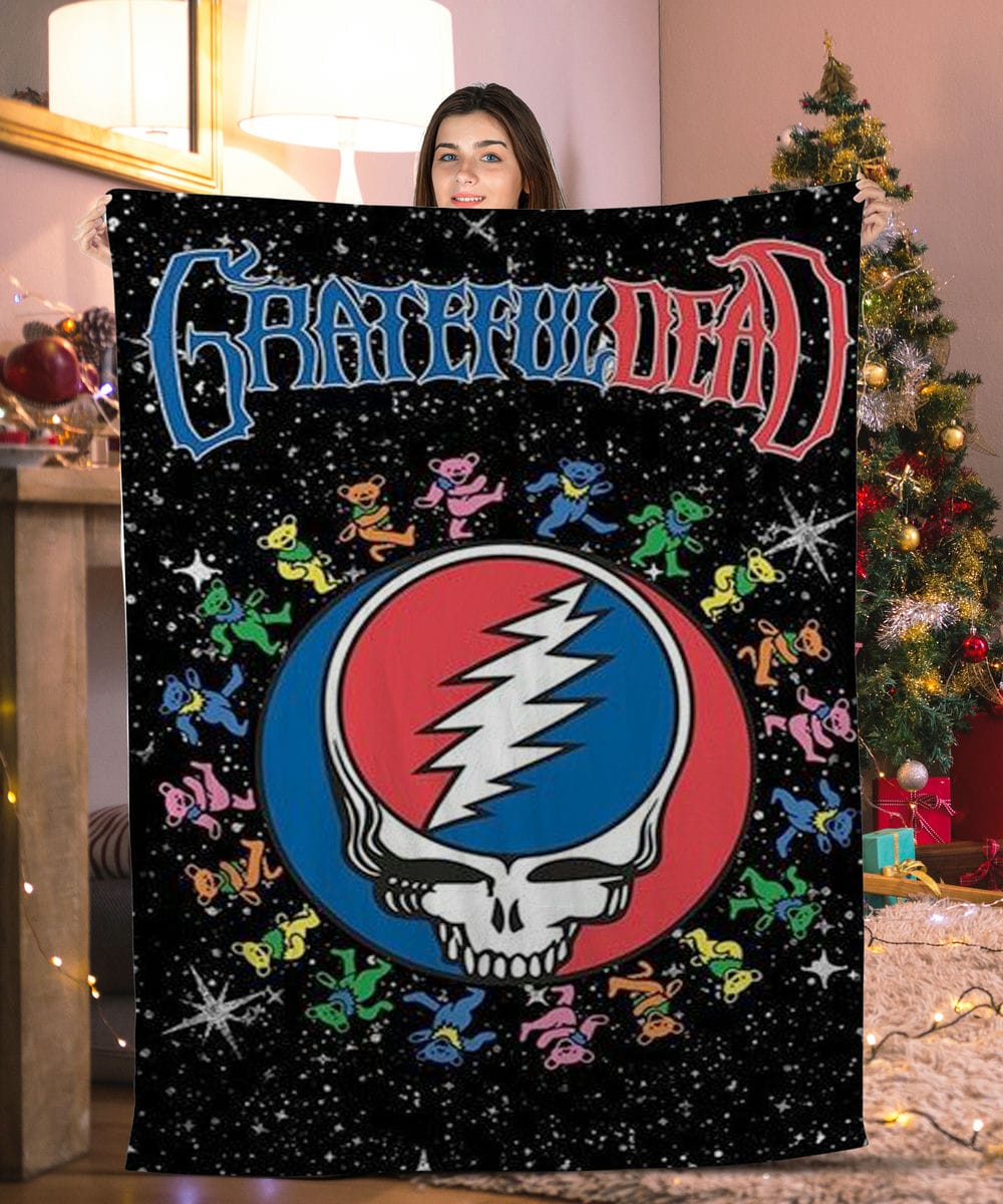 grateful dead logo grateful dead blanket dcbqu