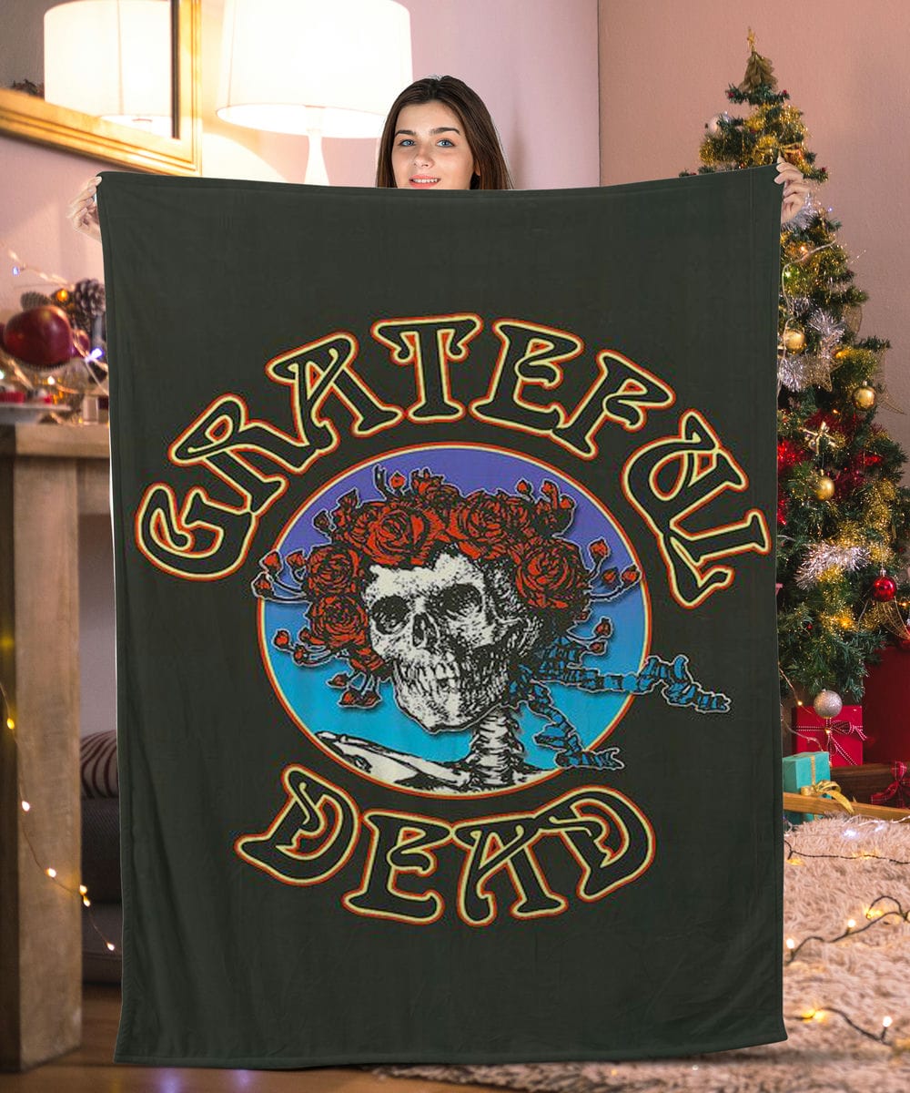 grateful dead poster grateful dead blanket ocaym