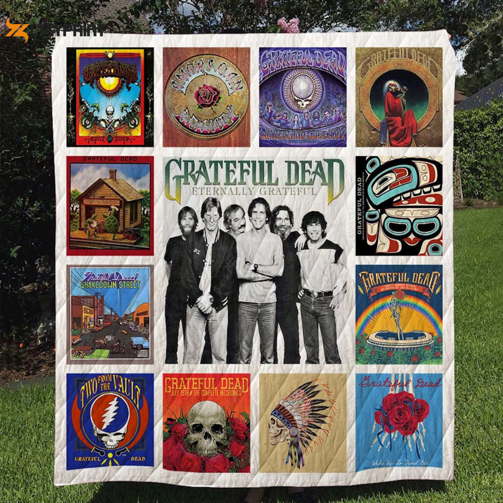 grateful dead quilt blanket for fans home decor gift 1 1