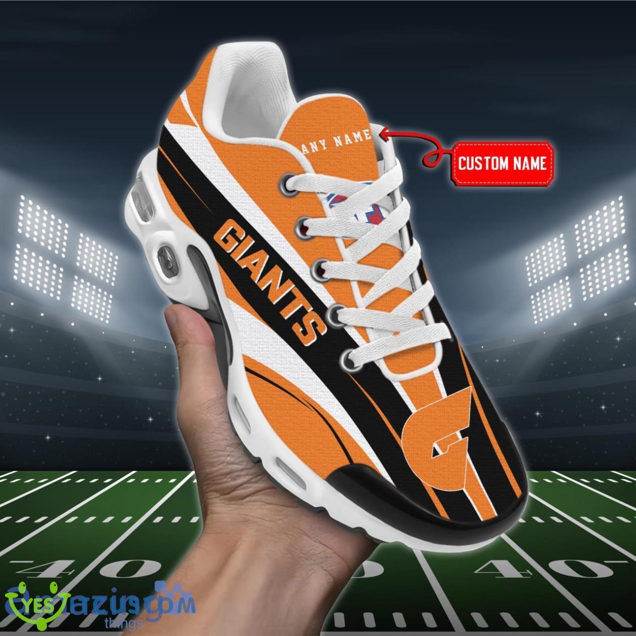 greater western sydney giants premium air cushion sport shoes custom name for real fans