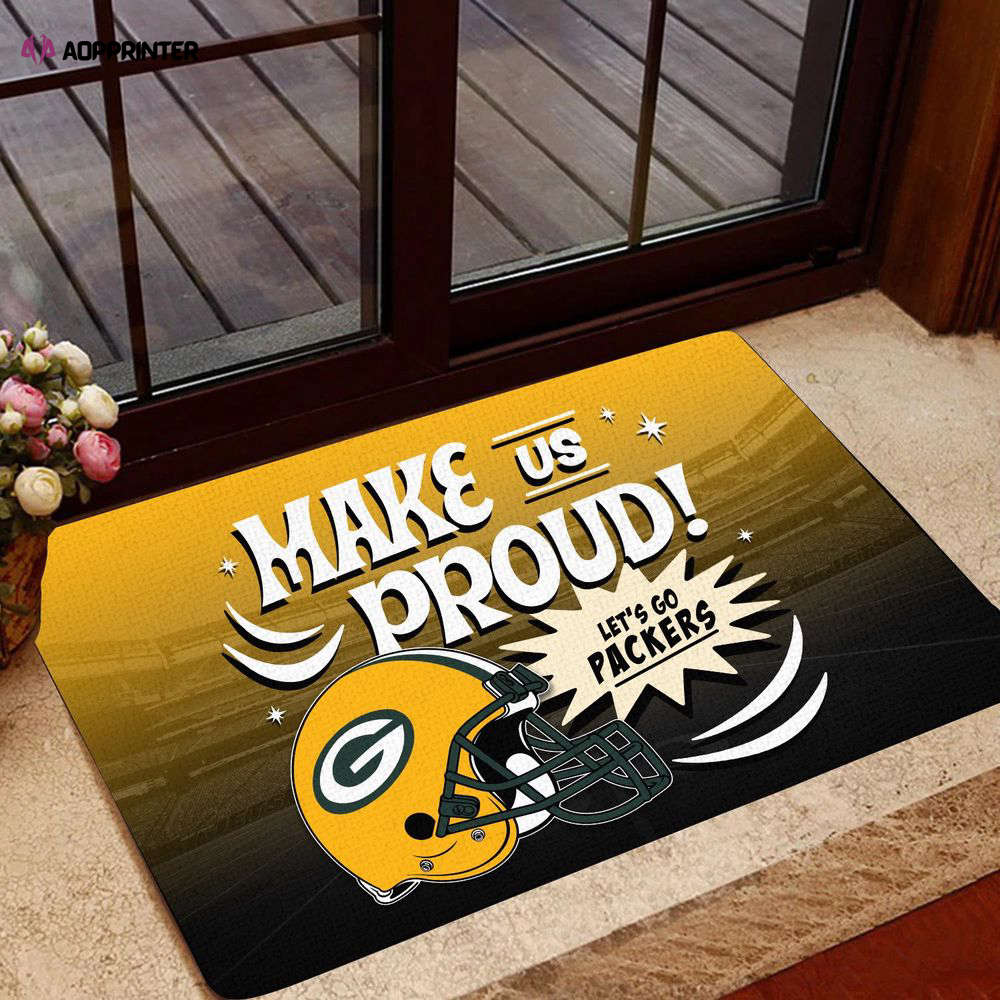 green bay packers doormat gift for home decor 1 1