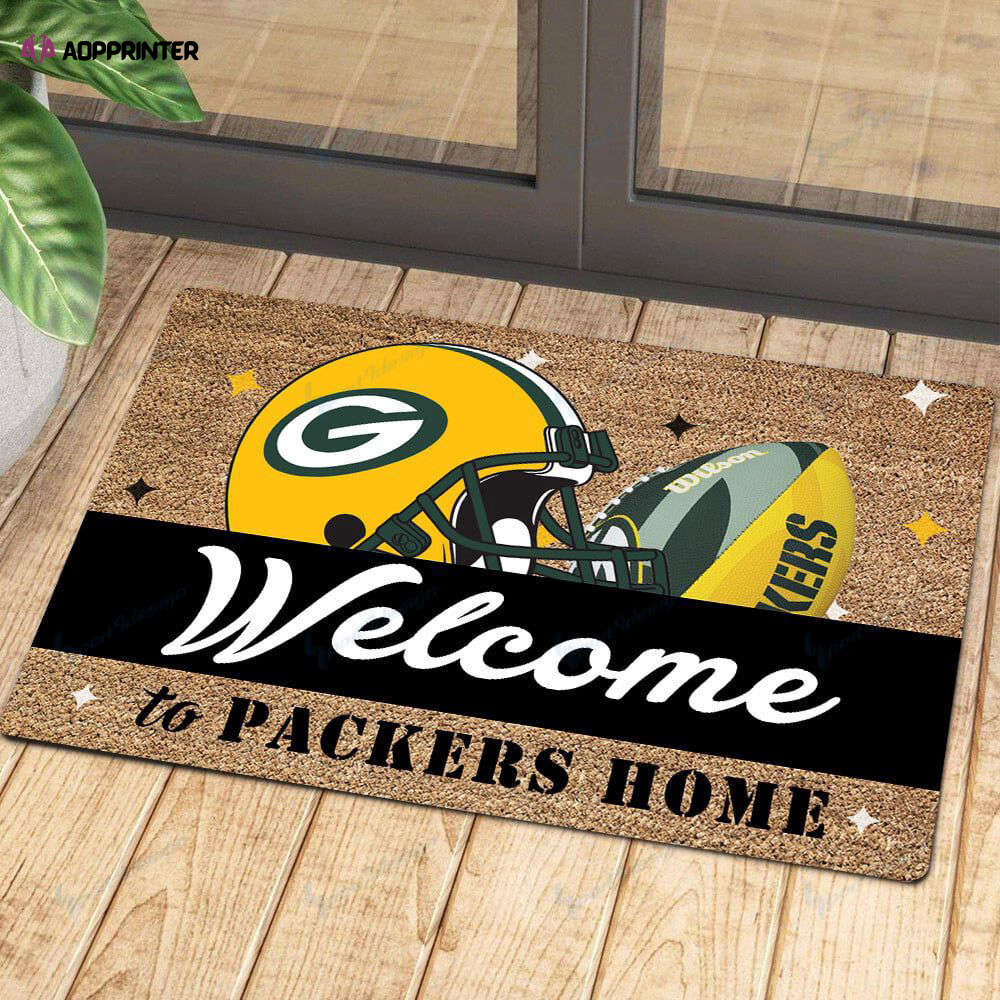 green bay packers doormat gift for home decor 1 2