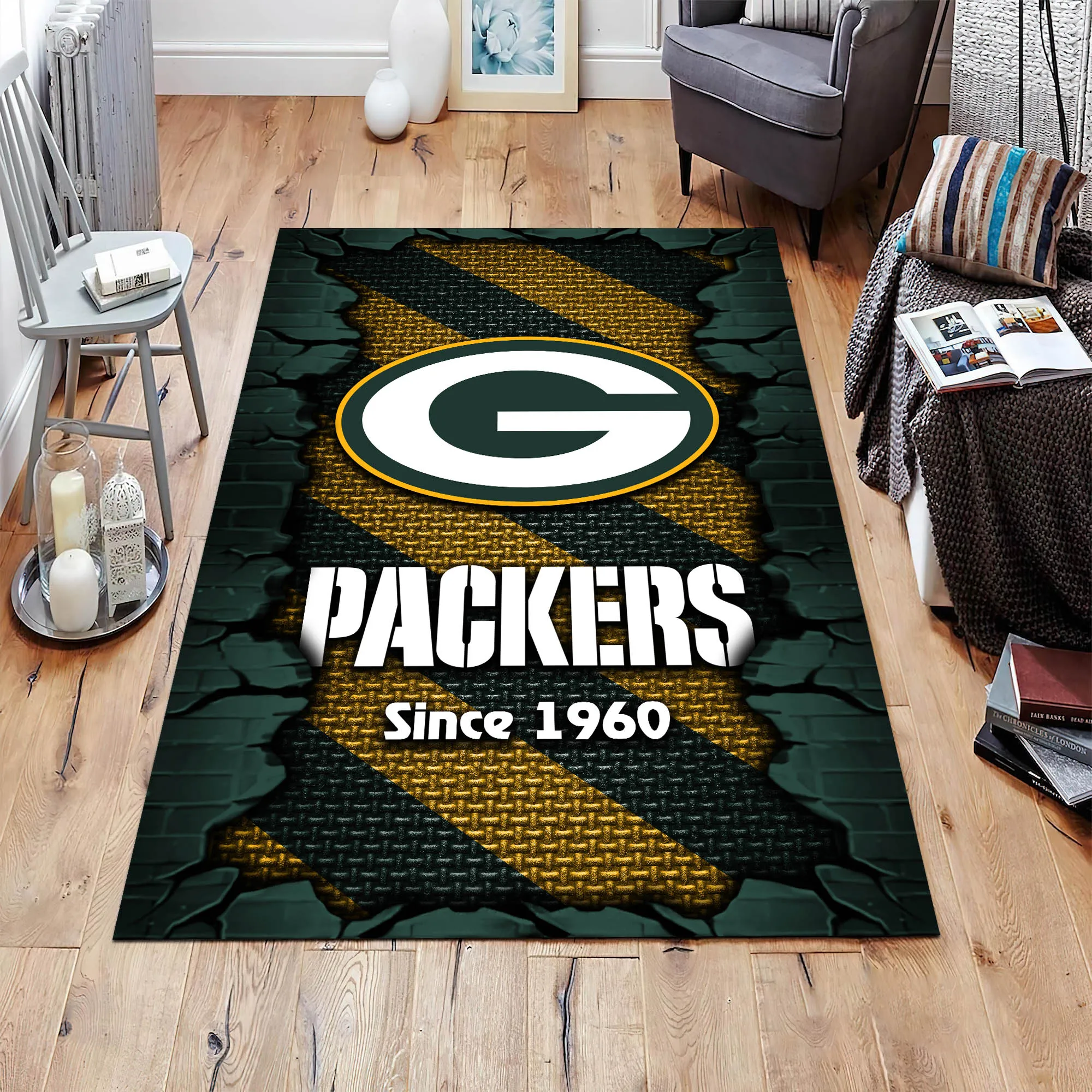 green bay packers living room rug football team living room rug football fan gifts ehivm 54132 5jtdt