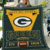 green bay packers logo premium quilt dx7nj