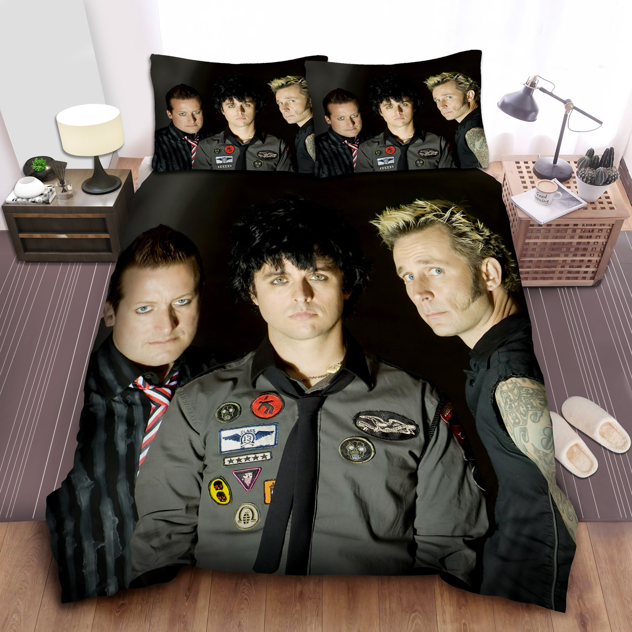 green day band poster duvet cover bedroom sets comfortable bedding sets cptws