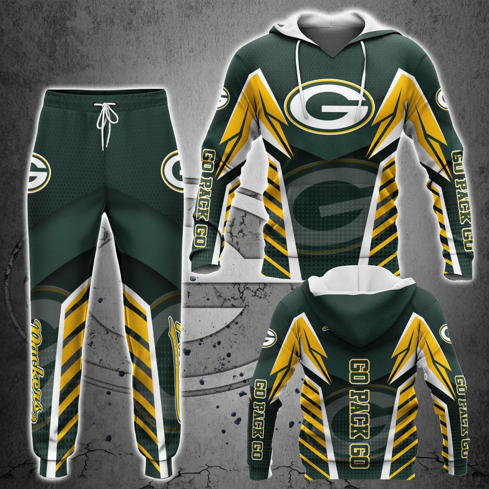 green bay packers nfl hoodie and joggers new collection for sports fans na25196 3soujs0mod