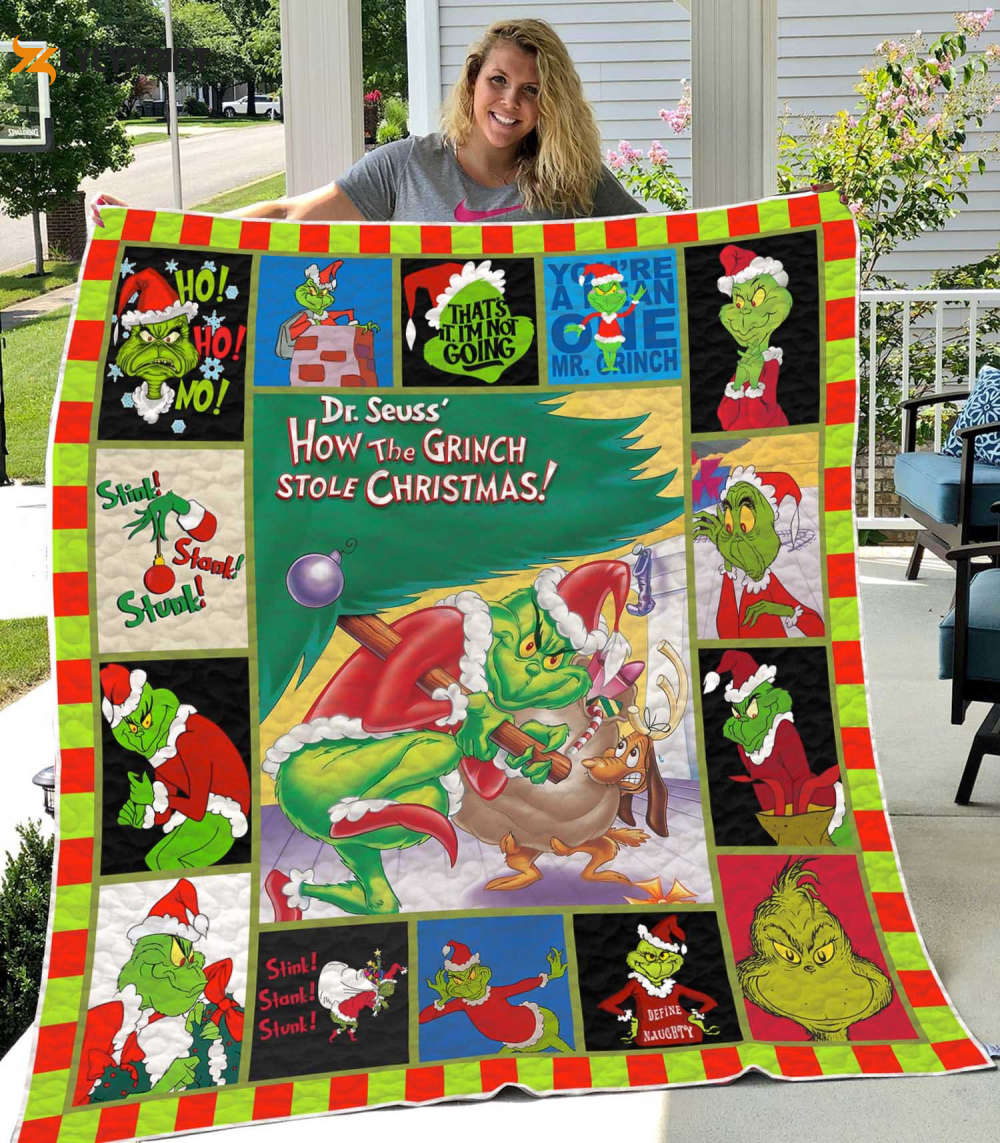 grinch 1 quilt blanket