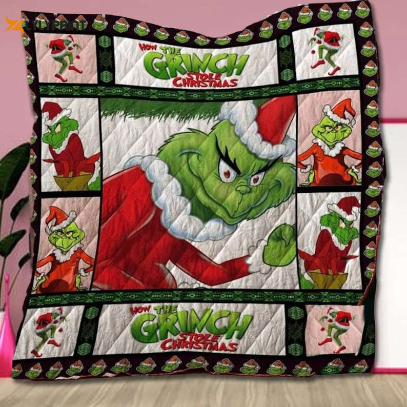 grinch new quilt blanket