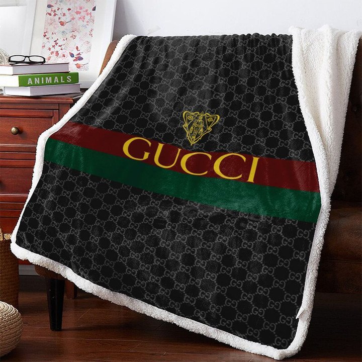 gucci logo limited editition fleece blankets 019 w4r5b