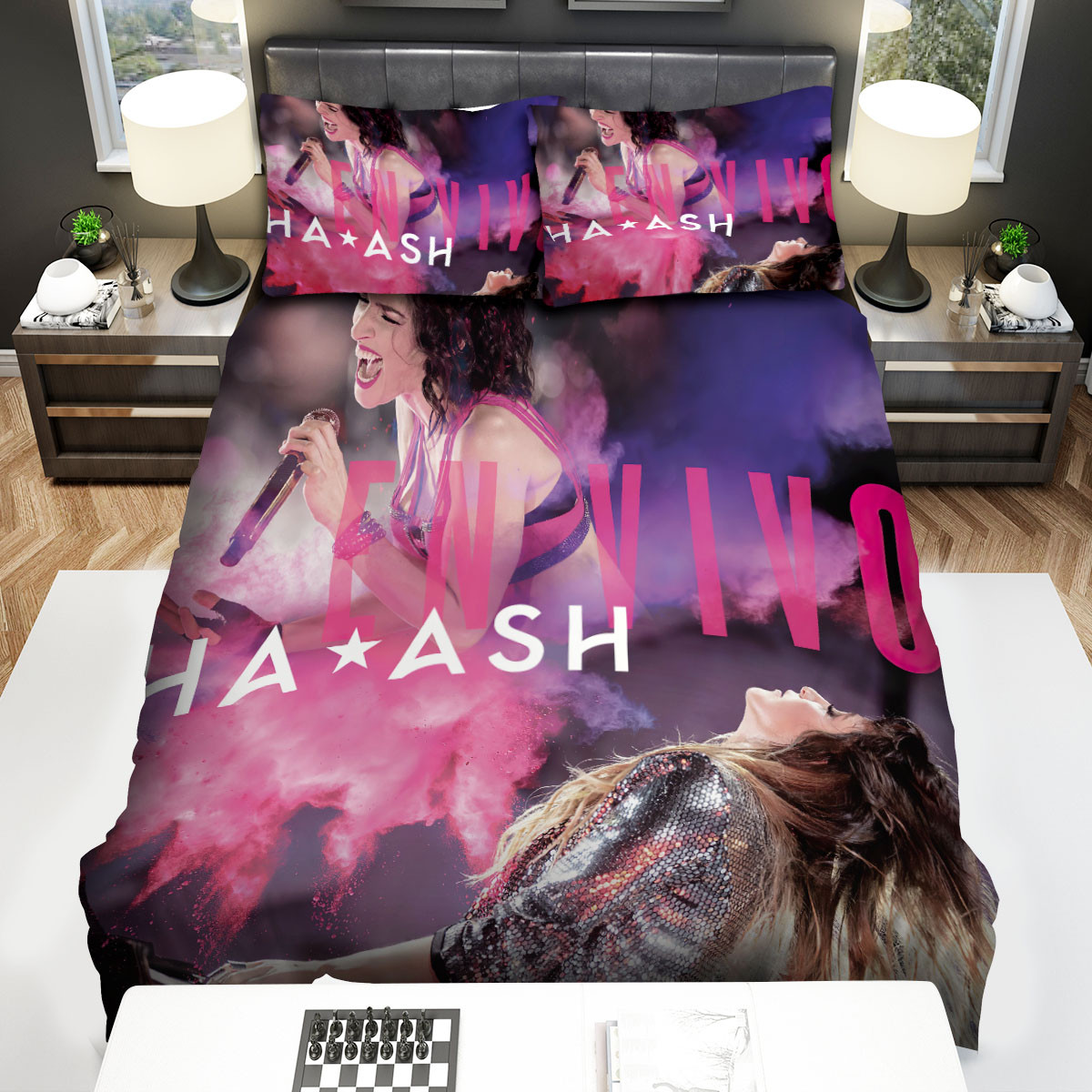 haash band sing a lot bed sheets spread comforter duvet cover bedding sets zb3wb