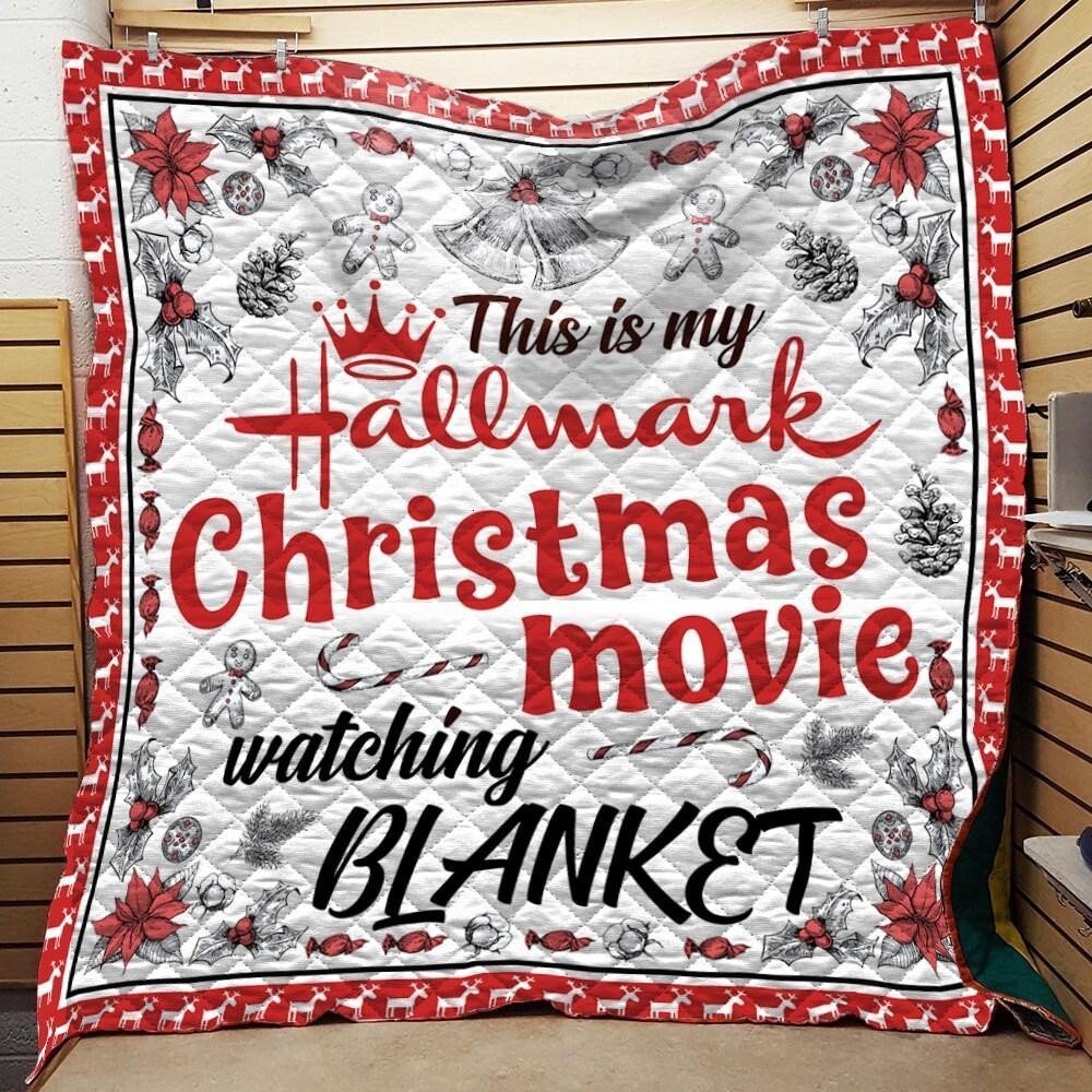 hallmark this is my christmas movie watching fleece blanket it8yz