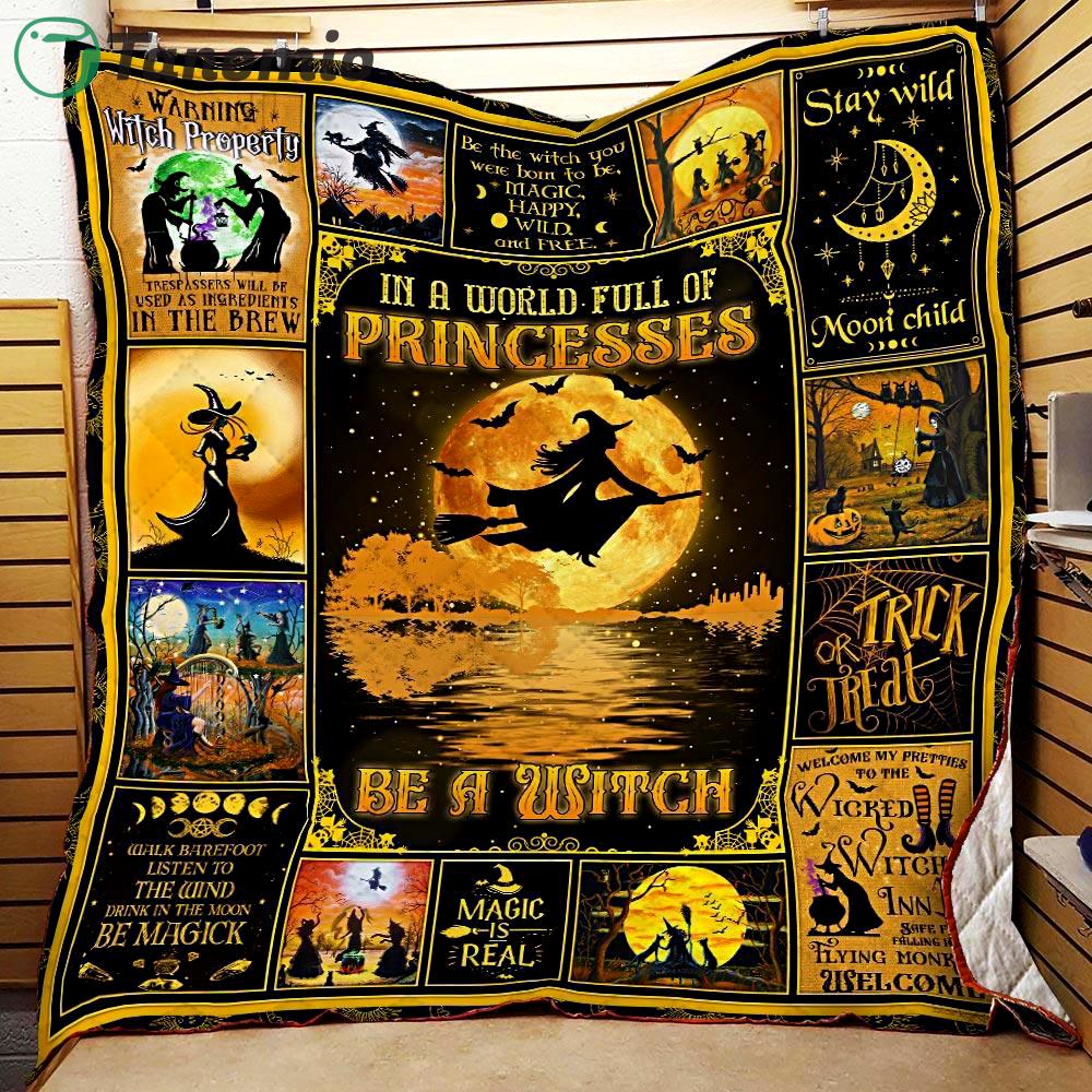 halloween decorations be a witch halloween fleece blanket quilt blanket quilt blanket 20240510100857950