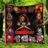 halloween decorations chucky fleece blanket childs play blanket horror movie blanket horror characters blanket halloween gifts quilt blanket 20230929112210564