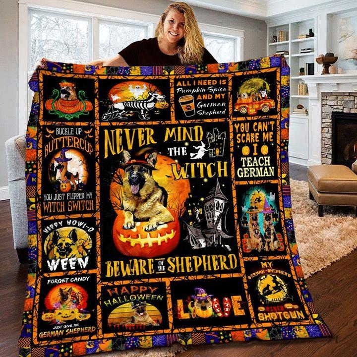 halloween decorations german shepherd halloween quilt blanket quilt blanket 20231014121022436