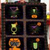 halloween decorations halloween wine gift fleece blanket quilt blanket quilt blanket 20231005070903154