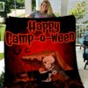 halloween decorations happy camp o ween fleece blanket quilt blanket halloween gift quilt blanket 20230925071939214