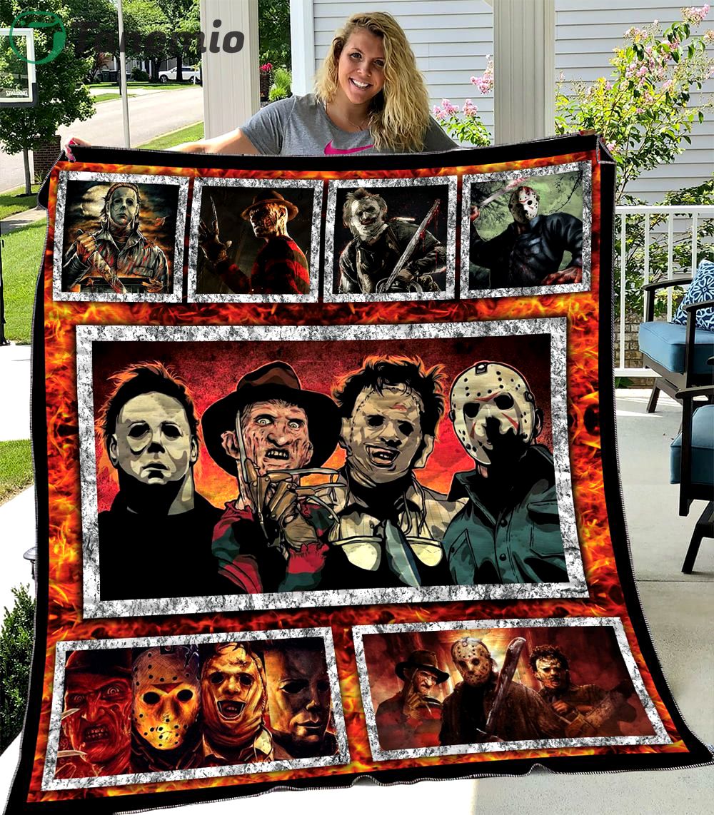 halloween decorations horror characters halloween quilt fleece blanket fan made all season 3d quilt blanket 20231008020742969