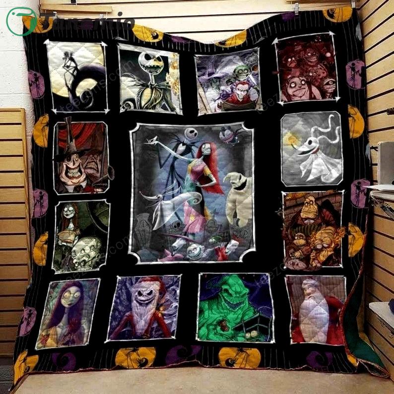 halloween decorations jack skellington sally nightmare before christmas halloween quilt blanket tn131105 quilt blanket 20231008020710620