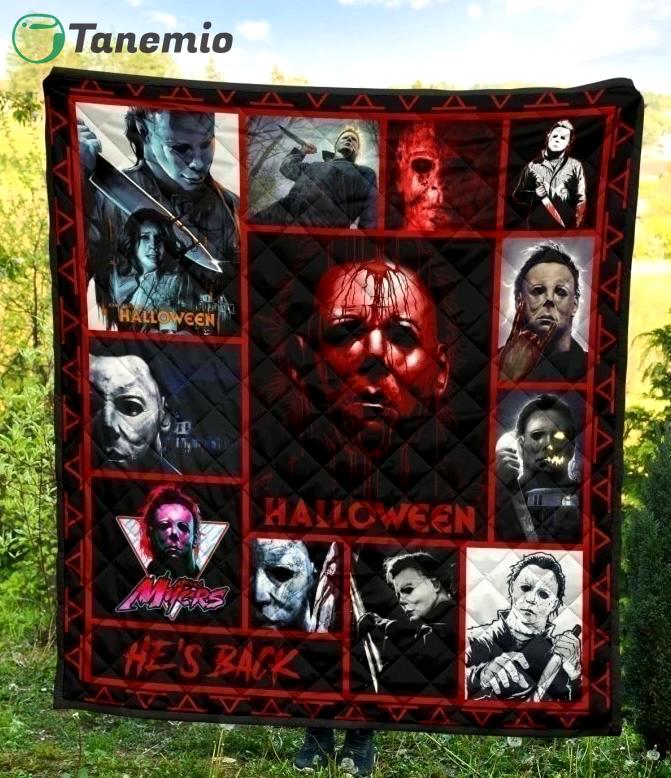 halloween decorations michael myers halloween quilt blanket for fan quilt blanket 20230927070929752