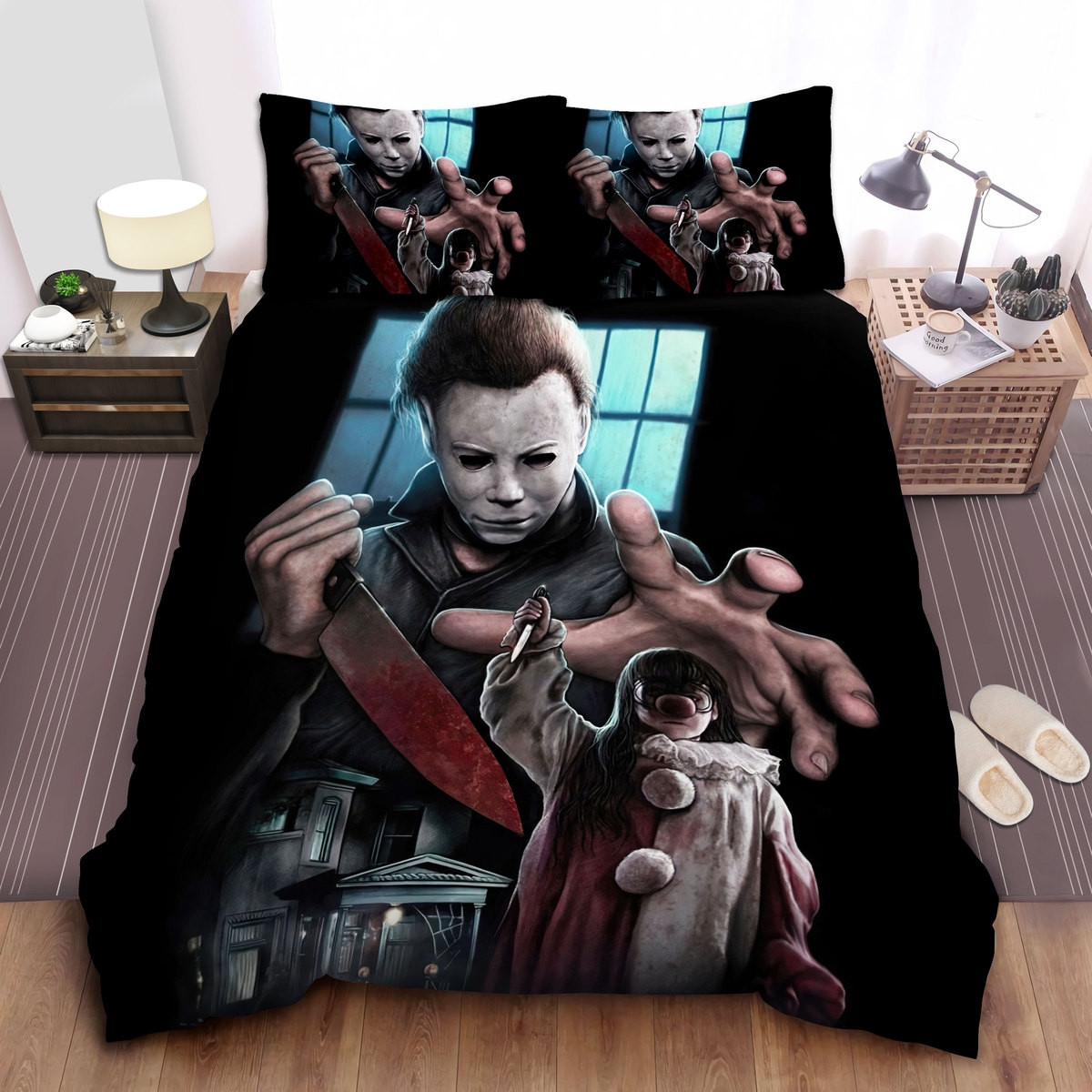 halloween the return of michael myers duvet cover bedroom sets comfortable bedding sets dhmmq