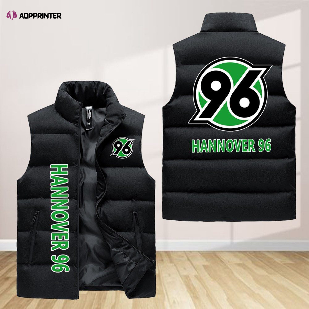 hannover 96 sleeveless puffer jacket custom for fans gifts