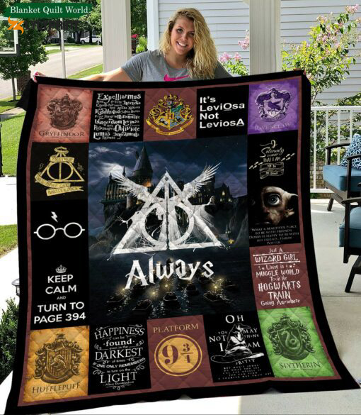 harry potter 1 quilt blanket for fans home decor gift 1