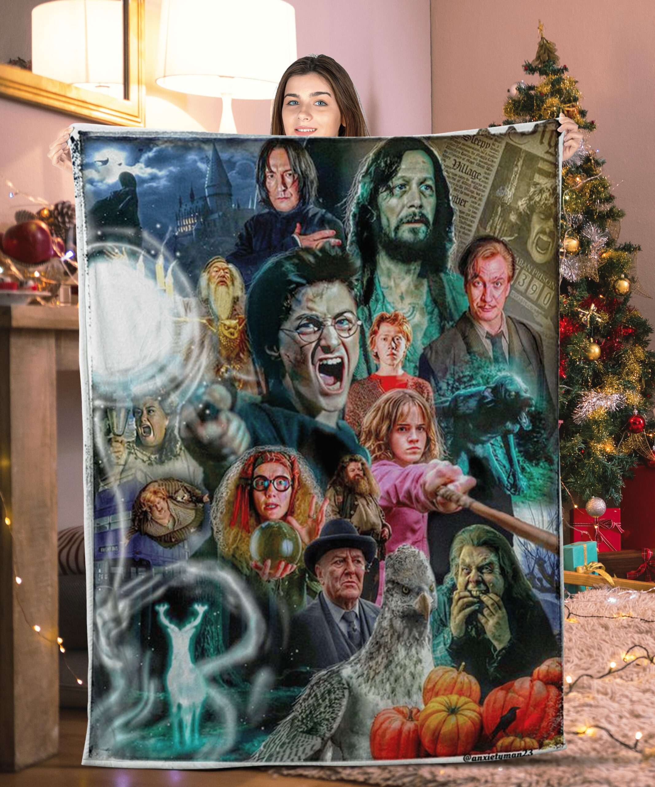 harry potter character blanket jjvcb