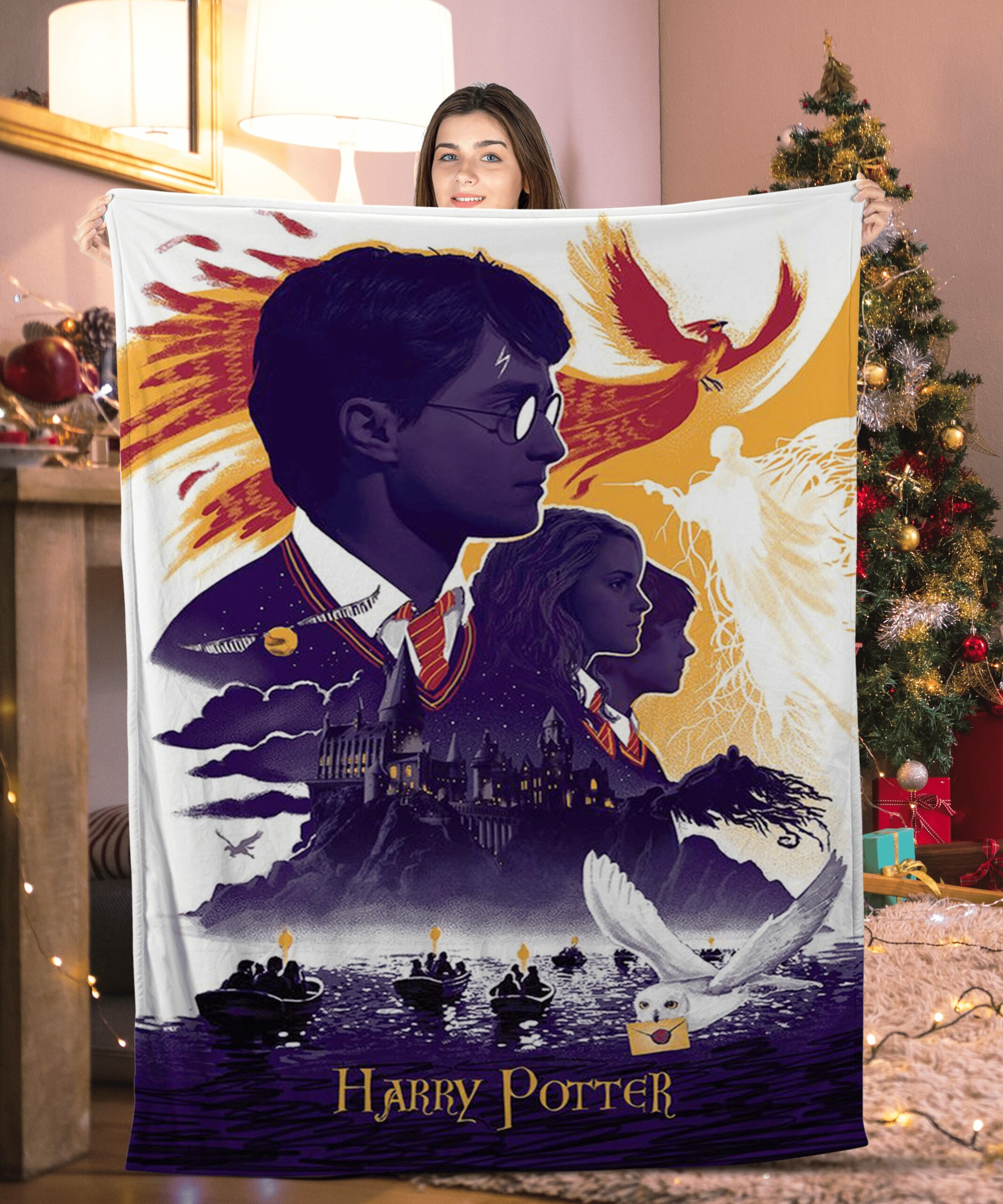 harry potter hermione granger ron weasley harry potter blanket fu77d