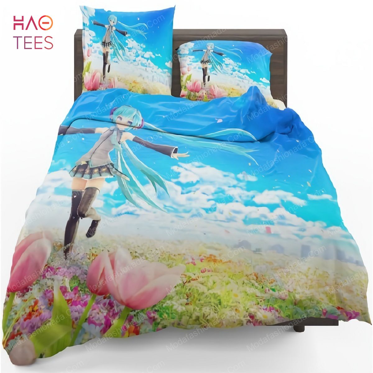 hatsune miku flowers tulips anime 157 bedding sets 1 2GkYq