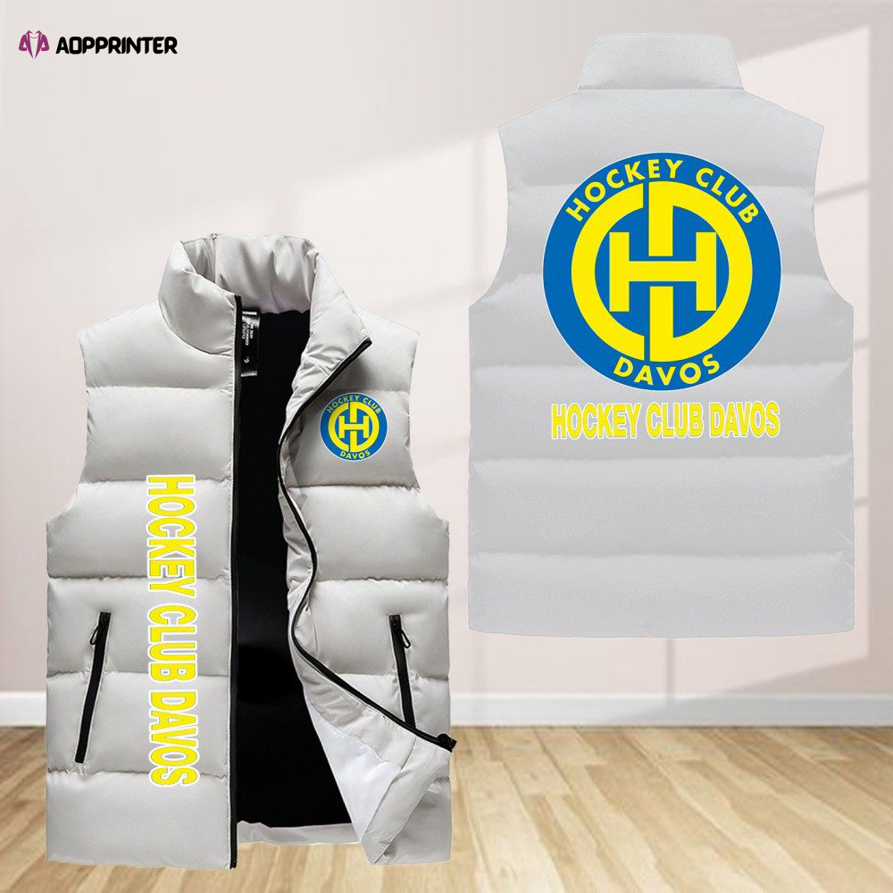 hc davos sleeveless puffer jacket custom for fans gifts