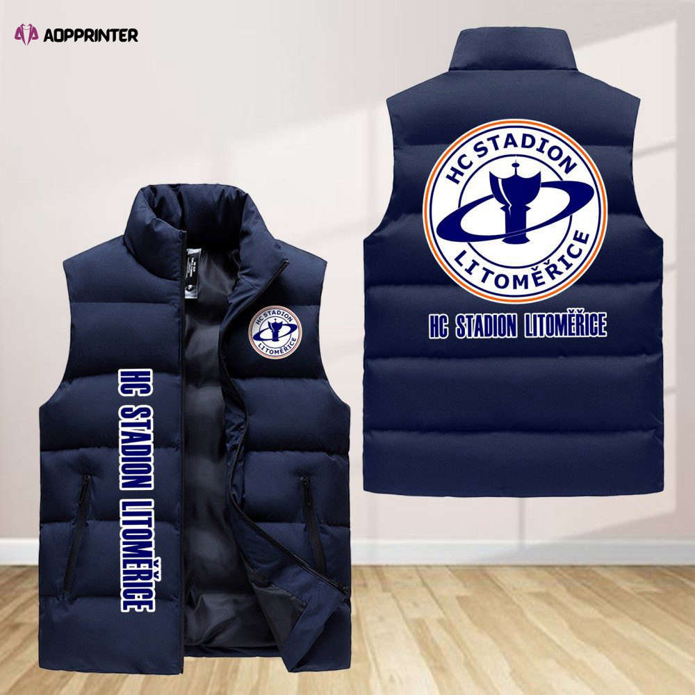 hc stadion litomerice sleeveless puffer jacket custom for fans spj0692