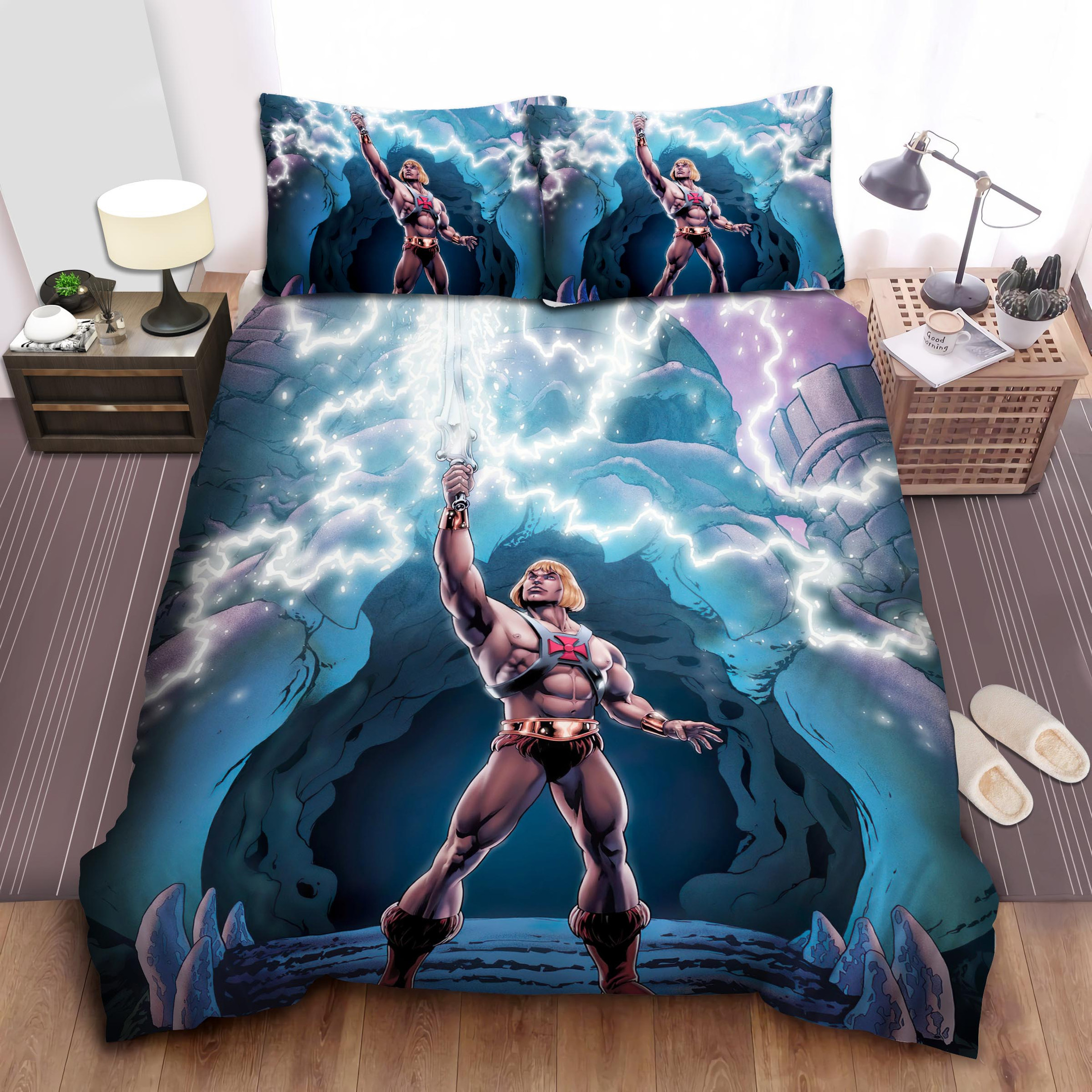 he man lightning sword duvet cover bedroom sets comfortable bedding sets tl7ka