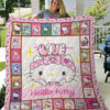 hello kitty 3 quilt blanket for fans home decor gift