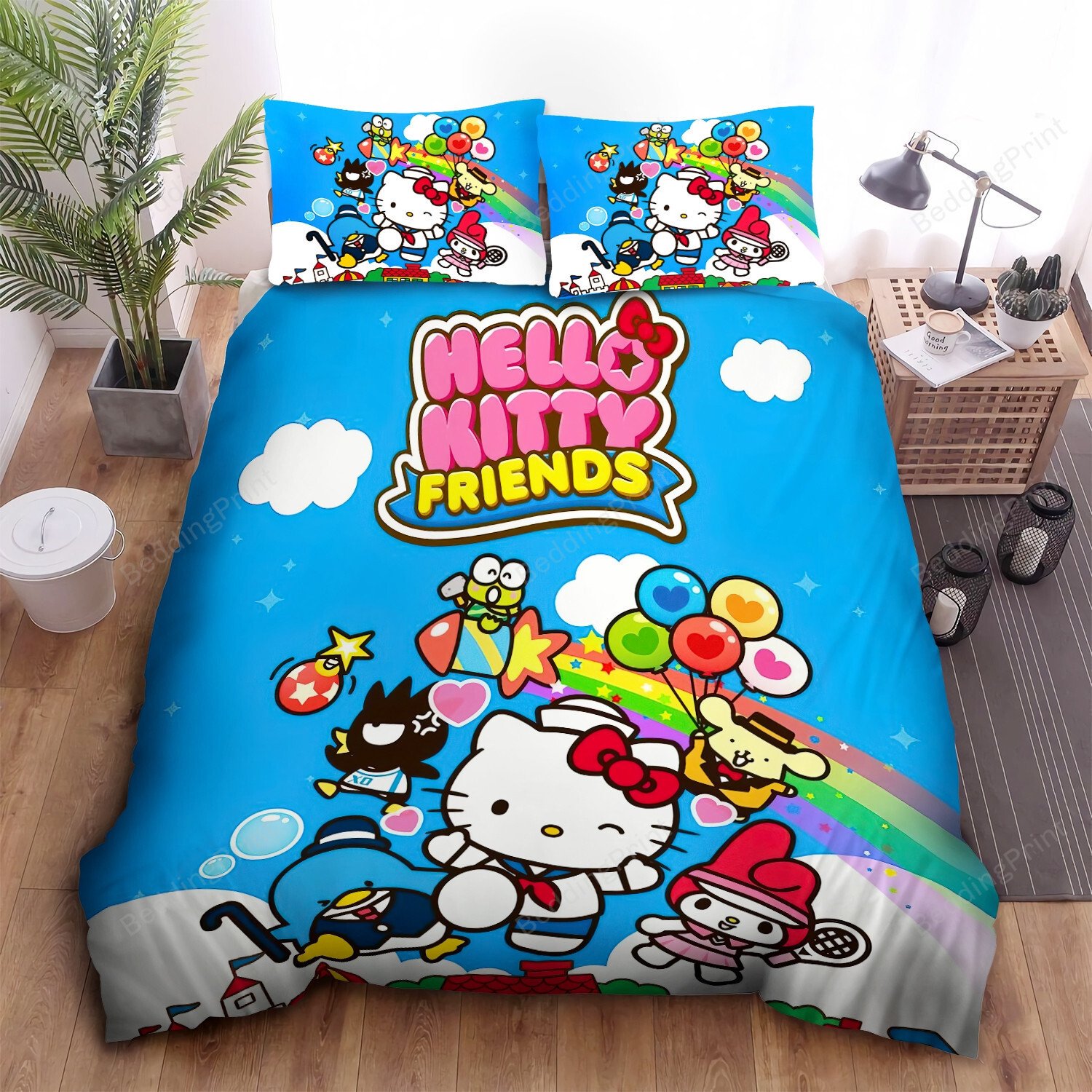 hello kitty and friends bed sheets duvet cover bedding sets 8b3gm