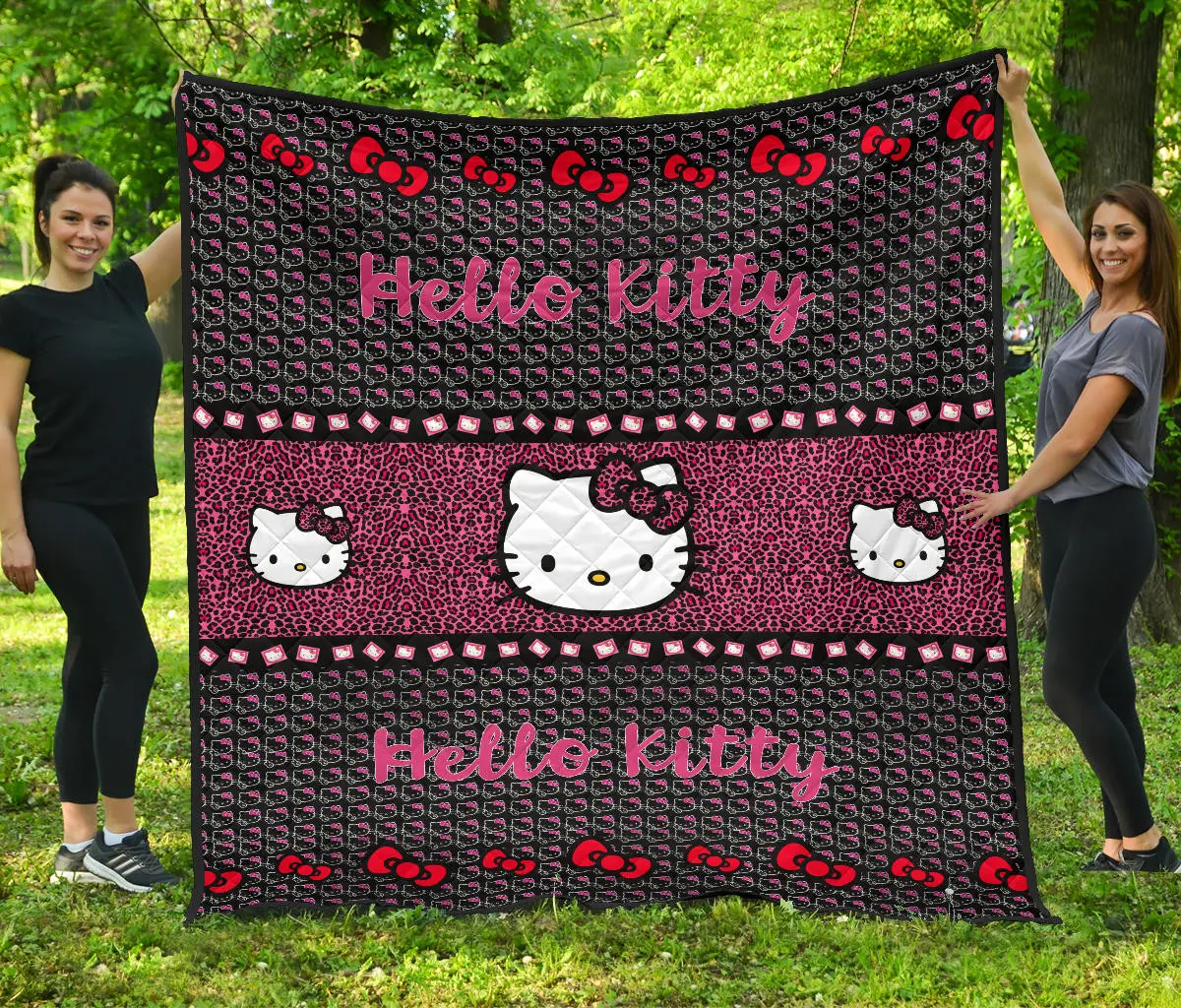 hello kitty premium quilt blanket cartoon home decor custom for fans nkglm
