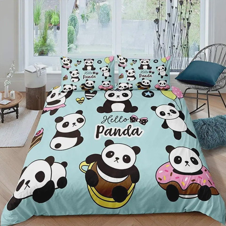 hello panda duvet cover bedroom sets comfortable bedding sets oryvr