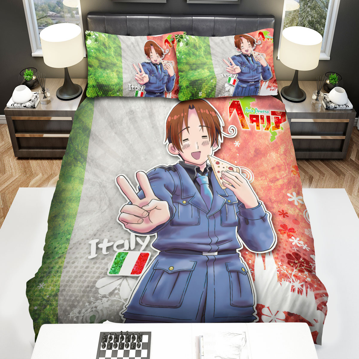 hetalia north italy bed sheets spread comforter duvet cover bedding sets fpepr